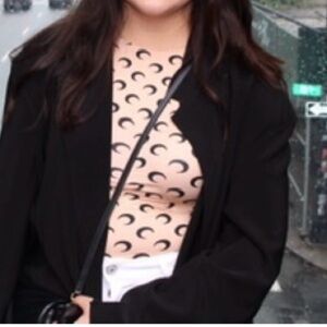 Marine Serre top with Moon Print